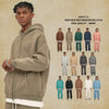 Fleece double zippered Cardigan Hoodie