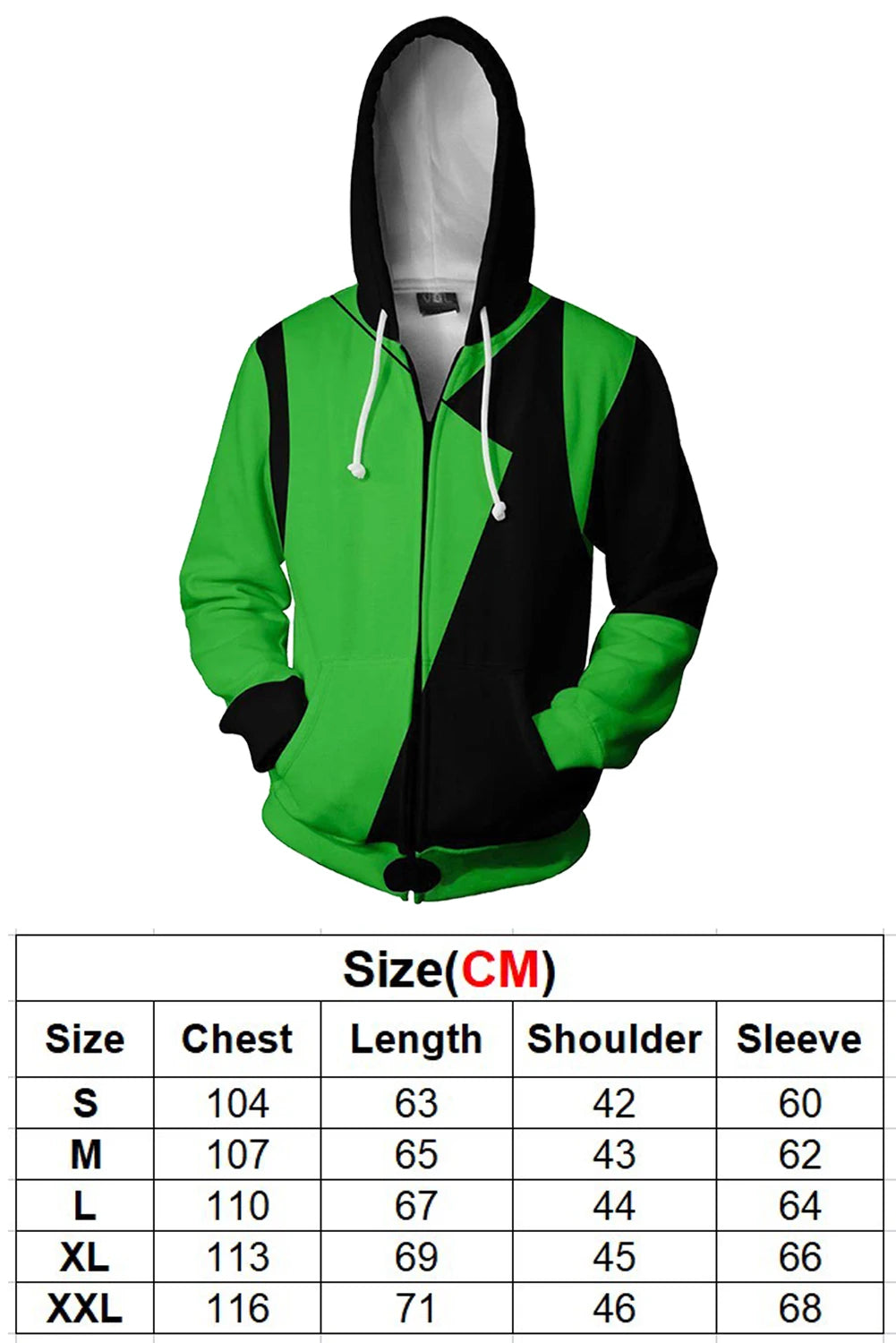 Shego Cosplay Fantasy Sweater Outfits Adult Women Disguise Costume Hoodie Casual Unisex Zip Jacket Halloween Roleplay Clothes