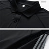 Polo Ice Silk Suit Men's Casual Relaxed