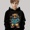 Kids Clothes Boys Hoodies Long Sleeve Cool Bear Print Children Spring Fall Clothes Fashion Outdoor Girl Clothes Pullover Tops