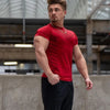 High quality spandex Men Running T Shirt Quick Dry Fitness Shirt Training exercise Clothes Gym Sports Shirts  Short Sleeve Tops