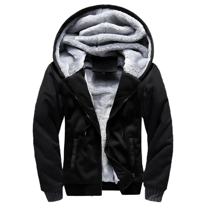 Cardigans Fleece Zipper Hooded