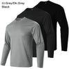 Men's Casual Plain T-shirt Men's Long-Sleeved Fashion Fitness Long-Sleeved T-shirt Men's Blouse