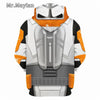 Commander Cody Uniform Cosplay Costume 3D Printed Unisex Hoodie Men Sweatshirt Streetwear Zip Pullover Casual Jacket Tracksuits