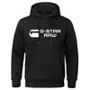 G-star RAM trendy fashion casual sportswear comfortable printed loose top pullover men's hooded sweatshirt street wear