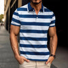 Summer Men's Casual Polo Shirt Lapel Fashion Color Matching T-shirt Business Casual Shirt Office Commuter Sports Top S-XXXL