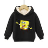 SpongeBob SquarePants Pullover Hoodie Patrick Star Hooded Sweatshirt Heavyweight Fleece Casual Long Sleeve Shirts Birthday Gift