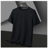 Men's New Waffle Round Neck Short Sleeved T-shirt Summer Comfortable Top