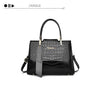 The texture of high-grade fashion crocodile print women's handbag, simple temperament all shoulder crossbody bag