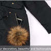 MAOMAOKONG 2023 Red Fox Fur Liner Parkas Real Fur Collar Coat Thick Warm Female Inner Fur Luxury Jacket Woman