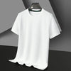 Summer O Neck Short Sleeve t-Shirts For Men Casual Waffle t-Shirt Mens Breathable Soild Tops Fashion t Shirt Tee Man Clothing