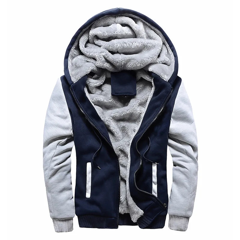 Cardigans Fleece Zipper Hooded