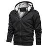 Winter Hoodie Thick Warm Jacket Men's Hoodies Patchwork Warm Sweatshirt Casual Camouflage Zipper Jackets Long Sleeve Streetwear