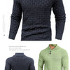 Men's Sweater Knit Pullover Fashionable Polo/Turtle Neck Slimming Smooths Your Silhouette Winter Casual Thick Thin