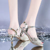 2022 Summer New Style British Style Fish Mouth Buckle Fashion Open-toe Sandals Women Fashion Comfortable High Heels