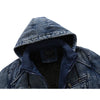 Men Wool Liner Thick Men Blue Winter Jean Jackets Outerwear Warm Hoodies Denim Winter Denim Hooded Jackets for Men Coats MY231