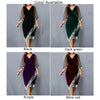 Spring Dress Dress Daily Work Autumn Summer Brand New V-Neck Cocktail Party Ball Gown Velvet Bodycon Dress Comfy