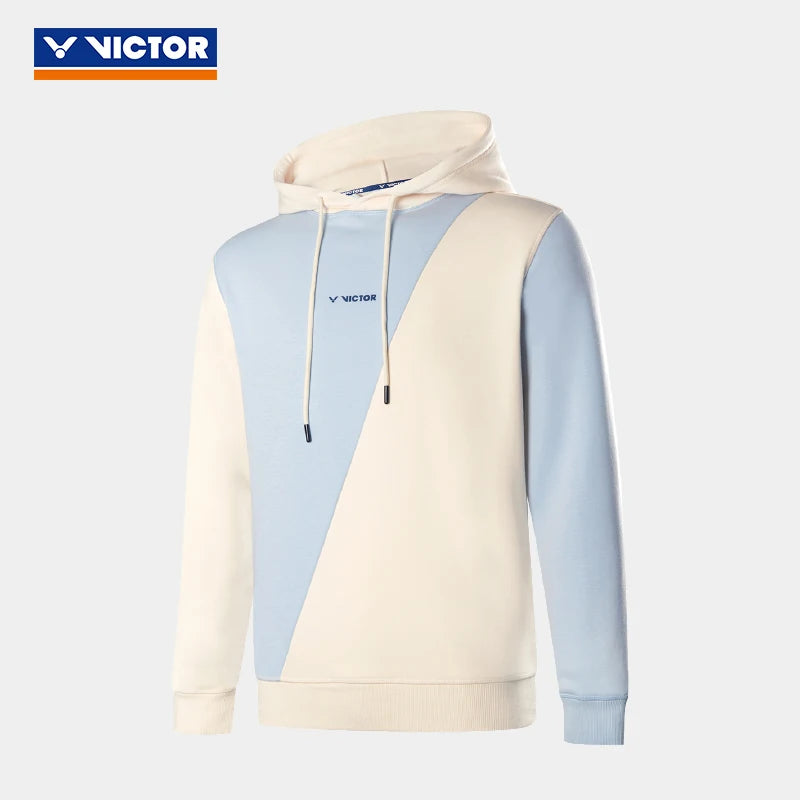 Victor sport Knitted hoodie with hat men women training series fashion Jersey badminton clothing sportswear long sleeve