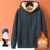 Autumn and Winter New Hooded Lamb Fleece Hoodie Solid Color with Thick Fleece for Men and Women, Warm and Casual Versatile