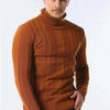 AIOPESON Slim Fit Pullovers Turtleneck Men Casual Basic Solid Color Warm Striped Sweater Mens New Winter Fashion Sweaters Male