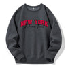 New York Usa Dream Team Printing Men Sweatshirt Fashion Street Clothes Casual Fleece Warm Tracksuito-Neck Basic New Sportswear