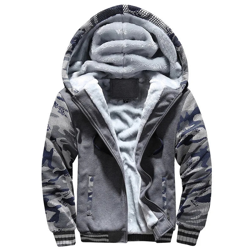 Cardigans Fleece Zipper Hooded