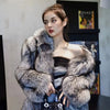 Hot selling Fashion Winter New Real Fox Fur Coat Women Hooded Natural Silver Red Fox Fur Jacket Female Thick Warm Outerwear