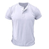 Casual High Quality Summer Short Sleeve Henry Neck Mens T Shirts Fashion Basic T-shirt Male