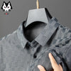 Jacquard POLO Shirt Fashion Casual Wrinkle Resistant Comfortable Top