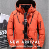 luxury Winter Goose Outdoor Down Jacket Men Winter Warm Solid Color Hooded Down Coats Thick Duck Parka Mens Down Jackets