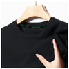 Summer O Neck Short Sleeve t-Shirts For Men Casual Waffle t-Shirt Mens Breathable Soild Tops Fashion t Shirt Tee Man Clothing