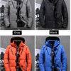 luxury Winter Goose Outdoor Down Jacket Men Winter Warm Solid Color Hooded Down Coats Thick Duck Parka Mens Down Jackets