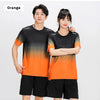 Fitness Clothes Ice Silk Quick Drying T-shirt Suit Men Short Sleeve Running Sportswear Shorts Tracksuit Gym Sports Training Sets