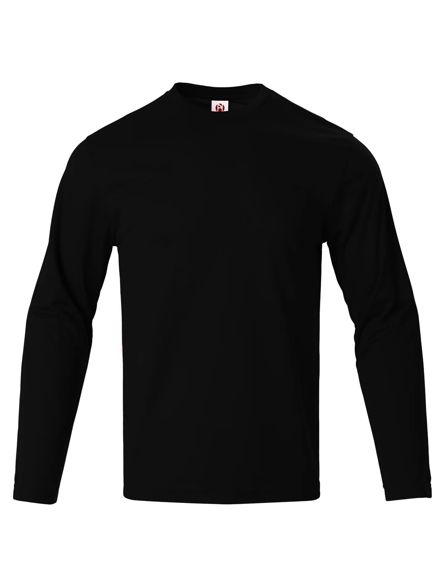 Men's Casual Plain T-shirt Men's Long-Sleeved Fashion Fitness Long-Sleeved T-shirt Men's Blouse