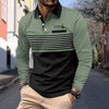 Spring and Autumn men's long sleeved shirt, comfortable business T-shirt, men's street casual fashion top