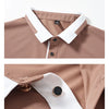 Summer men's POLO shirt, ice silk quick drying short sleeved pure cotton T-shirt, solid color business lapel half sleeved top