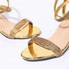 New Summer Party Dress Shoes Women Rhinestone Heel Sandals Sexy Transparent High Heels Sandals Female Ladies Pumps Plus Size 44