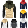 New Patchwork Hoodies Men Fashion Hooded Sweatshirts Spring Autumn Comfortable Streetwear Pullover Casual Male Sportswear