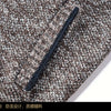 M-4XL Autumn/Winter New Men's Plush Thickened Knitted Jacket Vertical Neck Zipper Sweater Cardigan Warm Coat Jacket Jacket