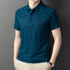 Jacquard POLO Shirt Fashion Casual Wrinkle Resistant Comfortable Top