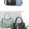 Fashion Stripes Handbags, Women's PU Leather Crossbody Bag, Top Handle Satchel Purse