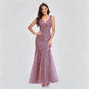 Elegant Fashionable V-neck Sequin Dress Socialite Stylegown Summer Cross-border Hot Selling Dress Sleeveless