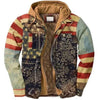 Mens Long Sleeve Winter Hooded Coats Fleece Lined Flannel Plaid Shirts Jacket Button Down Sherpa Jackets with Hood