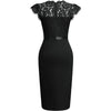 New Women's Lace With Patchwork Waist CinChing One Step Skirt And Small Dress