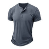 Casual High Quality Summer Short Sleeve Henry Neck Mens T Shirts Fashion Basic T-shirt Male