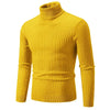 High Neck Solid Color Pullover Knitted