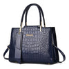 The texture of high-grade fashion crocodile print women's handbag, simple temperament all shoulder crossbody bag