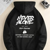 Everyday Versatile Street Hooded Sweatshirt Men's Letter Printed Hoodie Spring and Autumn Casual Outerwear Long Sleeve S-3XL