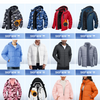 TACVASEN Winter Cargo Jackets Mens Thicken Fleece Work Jacket Coat Multi-Pockets Thermal Warm Casual Jacket Parkas Windbreaker