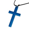 Men Simple Cross Pendant Alloy Necklace Chain Jewelry Christmas Day Gift Simple Cross Stainless Steel Necklace Titanium Steel